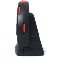 Sonic Alert - Sonic Bomb Dual Alarm Clock with Bed Shaker Vibrator and Digital Display - Black & Red EasyOptionXY LLC