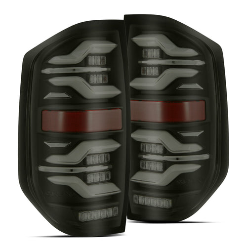 AlphaRex 14-21 Toyota Tundra LUXX-Series LED Tail Lights Black OffRoadUSA.com
