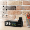 La Crosse Technology Black Pop-up Bar Projection LCD Alarm Clock with USB Port, 616-1950-INT EasyOptionXY LLC