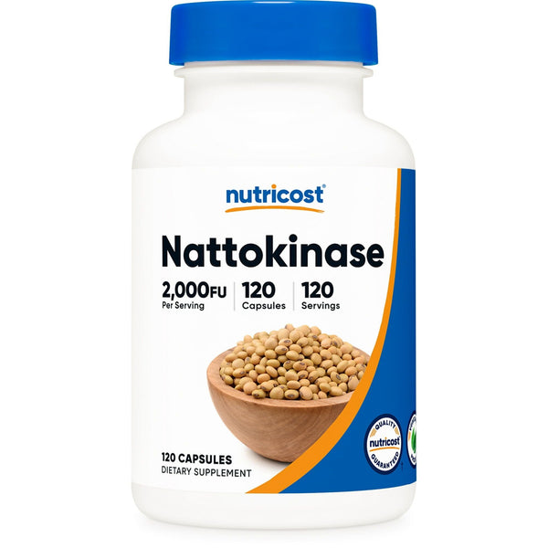 Nutricost Nattokinase 2,000FU, 120 Capsules - Gluten Free, Non-GMO, Vegetarian Friendly Supplement EasyOptionXY LLC