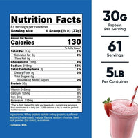 Nutricost Whey Protein Isolate Powder (Strawberry Milkshake) 5LBS EasyOptionXY LLC