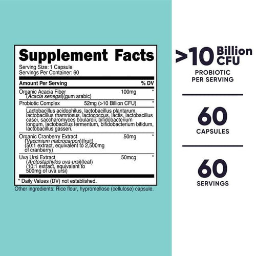 Nutricost Probiotic for Women 10 Billion CFU, 60 Capsules - Probiotic Supplement EasyOptionXY LLC