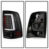 Spyder Dodge Ram 09-18 LED Tail Lights - All Black ALT-YD-DRAM09V2-LED-BKV2 (Incandescent Only) OffRoadUSA.com