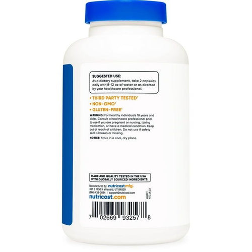 Nutricost L-Citrulline 750mg, 180 Capsules - Gluten Free & Non-GMO Supplement EasyOptionXY LLC