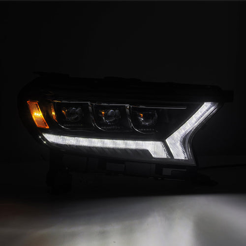 AlphaRex 19-23 Ford Ranger NOVA-Series LED Projector Headlights Black OffRoadUSA.com