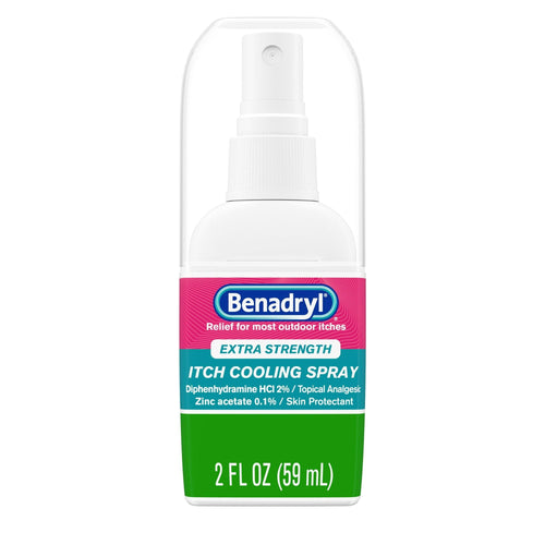 Benadryl Extra Strength Anti-Itch Cooling Spray; Travel Size; 2 fl oz EasyOptionXY LLC