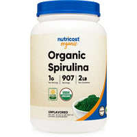 Nutricost Organic Spirulina Supplement Powder 2 Pounds, 1g Per Serving EasyOptionXY LLC