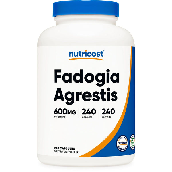 Nutricost Fadogia Agrestis (240 Capsules | 600 mg Per Serving) - Potent 10:1 Extract, Gluten Free, Non-GMO Athletic Support Supplement EasyOptionXY LLC