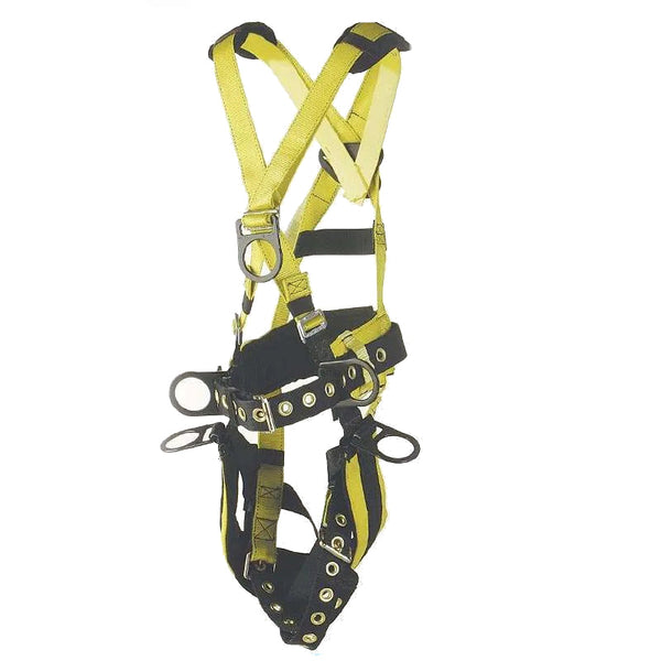 Tower Working Type Full Body Harness w/ 6 D-Rings, Padded Seat & Waist RatchetStrap.Com