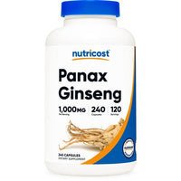Nutricost Panax Ginseng Supplement, 240 Capsules, 120 Servings EasyOptionXY LLC