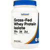 Nutricost Grass-Fed Whey Protein Isolate Powder (Unflavored) 2LBS EasyOptionXY LLC