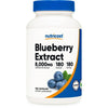 Nutricost Blueberry Extract 8000mg Strength (160mg 50:1 Extract), 180 Capsules, Supplement EasyOptionXY LLC