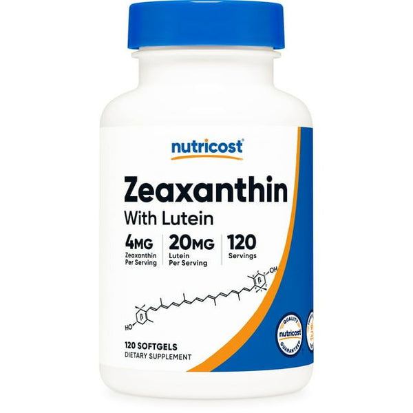 Nutricost Zeaxanthin with Lutein Softgels (120 Softgels) Supplement - Promotes Eye Health EasyOptionXY LLC