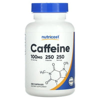 Nutricost Caffeine Supplement Pills 100mg Per Serving, 250 Capsules EasyOptionXY LLC