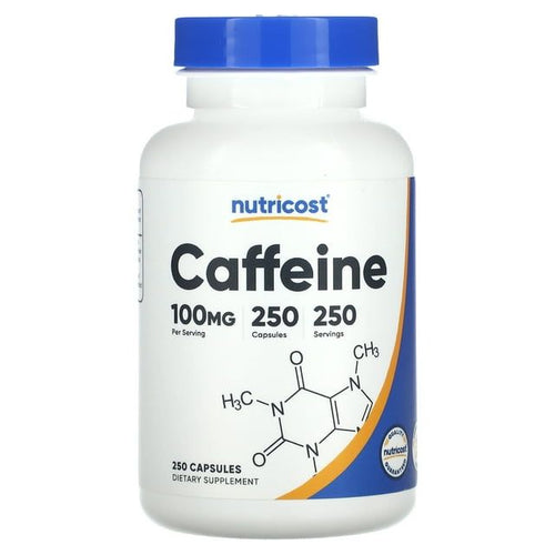 Nutricost Caffeine Supplement Pills 100mg Per Serving, 250 Capsules EasyOptionXY LLC
