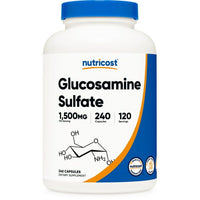 Nutricost Glucosamine Sulfate Supplement 750mg, 240 Capsules (1500mg Per Serving) EasyOptionXY LLC