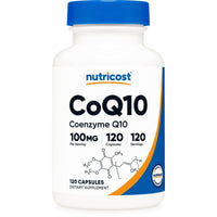 Nutricost CoQ10 Supplement 100mg, 120 Vegetarian Capsules, 120 Servings EasyOptionXY LLC