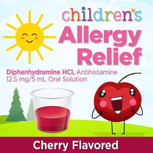 Equate Children's Allergy Relief; Cherry Flavor Liquid; 4 fl oz EasyOptionXY LLC