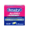 Benadryl Liqui-Gels Antihistamine Dye Free Allergy Medicine; 2 x 24 Count EasyOptionXY LLC