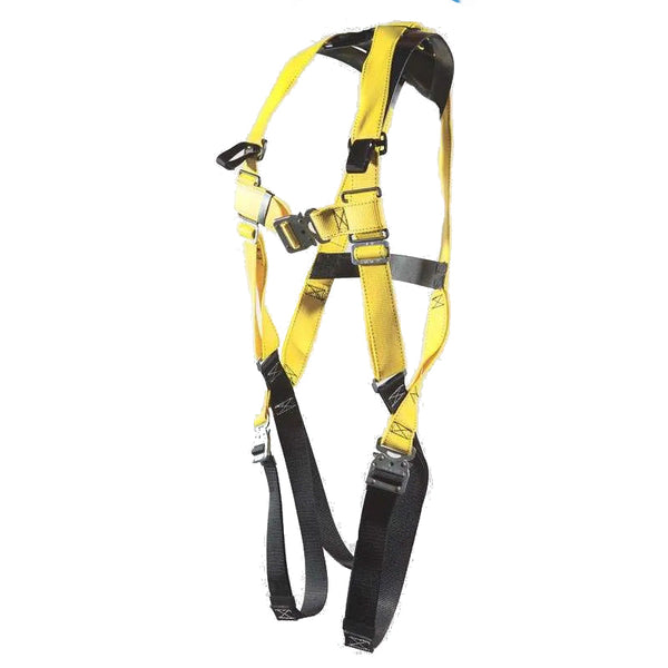 Full Body Harness, Soft D-Ring Center Back, Quick Release Buckles with Mini X RatchetStrap.Com