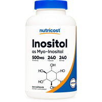 Nutricost Inositol Capsules 500mg, 240 Capsules - Non-GMO, Gluten Free Supplement EasyOptionXY LLC
