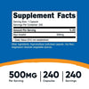 Nutricost Inositol Capsules 500mg, 240 Capsules - Non-GMO, Gluten Free Supplement EasyOptionXY LLC