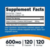 Nutricost N-Acetyl L-Cysteine (NAC) Supplement 600mg, 120 Capsules EasyOptionXY LLC