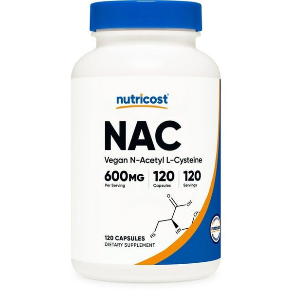 Nutricost N-Acetyl L-Cysteine (NAC) Supplement 600mg, 120 Capsules EasyOptionXY LLC