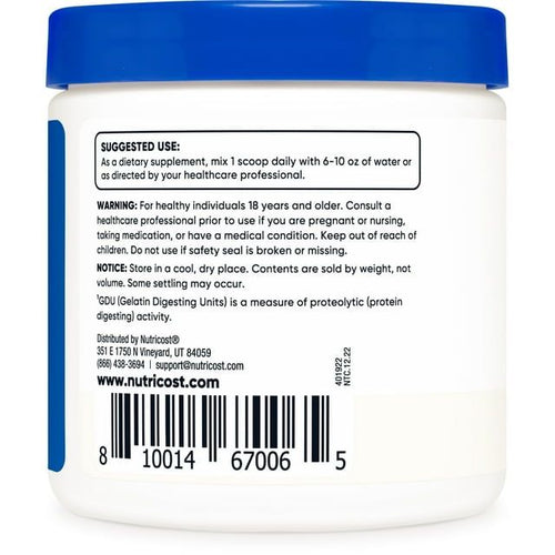 Nutricost Bromelain Powder 100g - Bromelain Supplement (2400 GDU/g) EasyOptionXY LLC