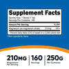 Nutricost Magnesium Citrate Powder Supplement (250 Grams) Unflavored - Gluten Free & Non-GMO EasyOptionXY LLC