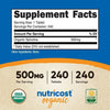 Nutricost Organic Spirulina 500mg, 240 Tablets - Gluten Free, Non-GMO, Supplement EasyOptionXY LLC