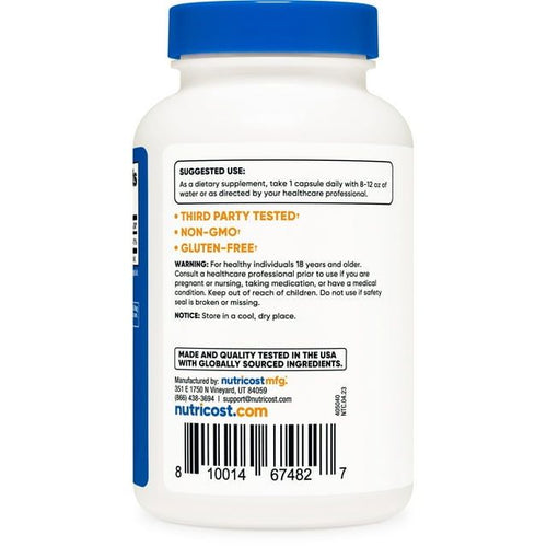 Nutricost Vitamin B6 (Pyridoxine HCl) 25mg, 240 Capsules, Supplement EasyOptionXY LLC