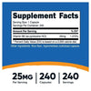 Nutricost Vitamin B6 (Pyridoxine HCl) 25mg, 240 Capsules, Supplement EasyOptionXY LLC