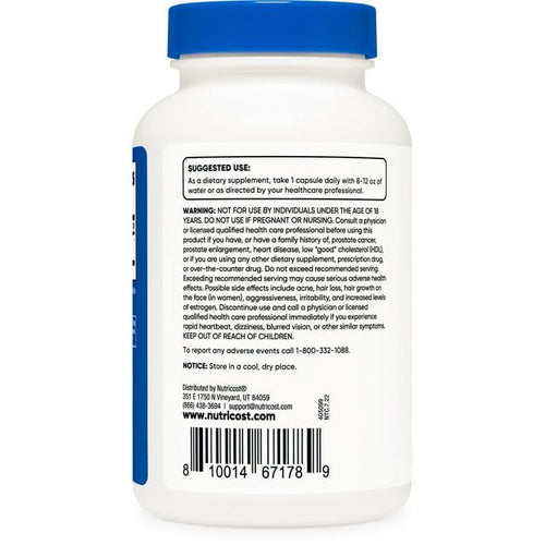 Nutricost DHEA 50mg, 240 Capsules - Gluten Free, Soy Free, Non-GMO, Supplement EasyOptionXY LLC