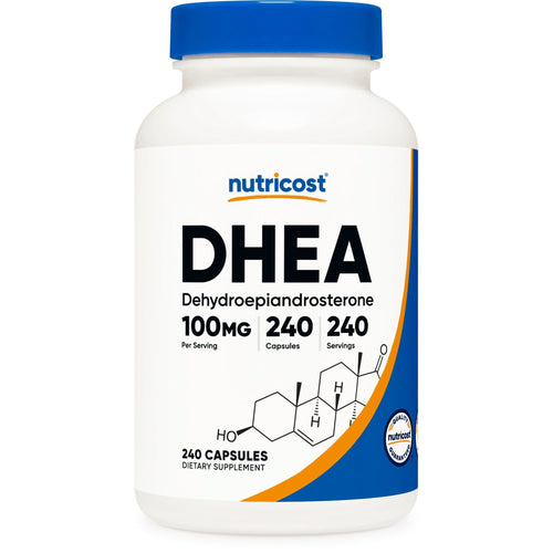 Nutricost DHEA 100mg, 240 Capsules - Gluten Free, Soy Free, Non-GMO, Supplement EasyOptionXY LLC