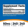 Nutricost Zinc Picolinate 50mg (240 Vegetarian Capsules) - Gluten Free & Non-GMO Supplement EasyOptionXY LLC