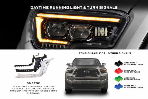 Morimoto Toyota Tacoma (16-23) XB Evo LED Headlights OffRoadUSA.com
