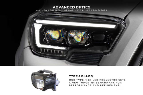 Morimoto Toyota Tacoma (16-23) XB Evo Hybrid LED Headlights OffRoadUSA.com