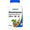 Nutricost Glucomannan 1,800mg Per Serving, 180 Capsules - Gluten Free & Non-GMO Supplement EasyOptionXY LLC