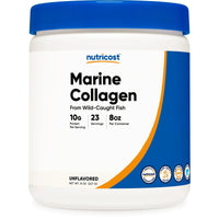 Nutricost Marine Collagen Peptides Powder 8oz Supplement EasyOptionXY LLC