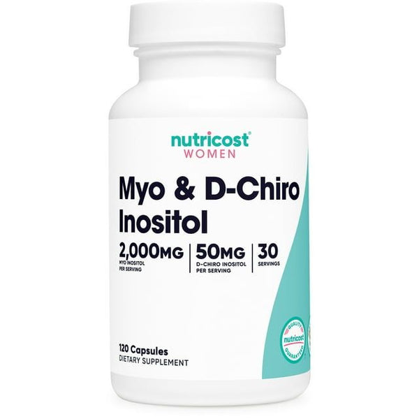 Nutricost Myo Inositol & D-Chiro Inositol Supplement for Women 2000mg, 120 Capsules, 30 Servings EasyOptionXY LLC