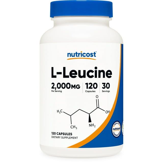 Nutricost L-Leucine 2,000mg Supplement, 120 Vegetarian Capsules, 30 Servings EasyOptionXY LLC