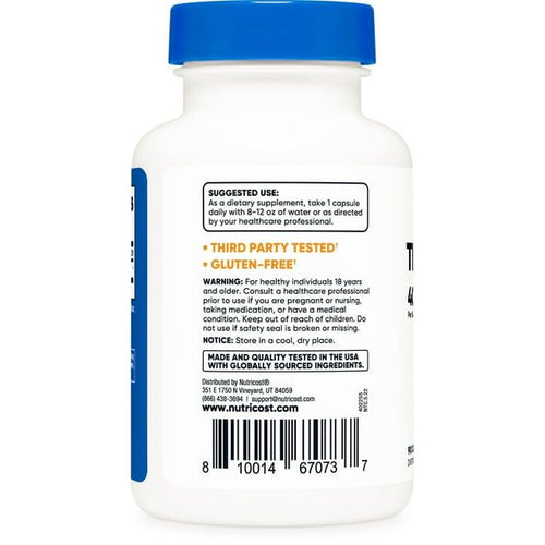 Nutricost Theobromine Capsules 400mg (90 Capsules) - Gluten-Free Supplement EasyOptionXY LLC