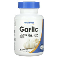 Nutricost Garlic 1000mg, 240 Softgels - Premium, High Potency, Gluten Free Garlic Supplement EasyOptionXY LLC