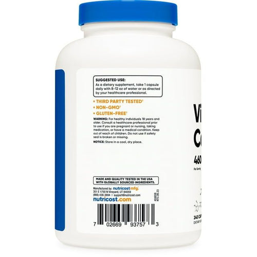 Nutricost High Potency Vitamin B Complex 460mg, 240 Capsules EasyOptionXY LLC