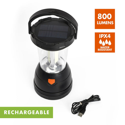 Ozark Trail Triplex LED Survival Lantern, 800 Lumens, Rechargeable, Solar, and Crank, Model 31625 EasyOptionXY LLC