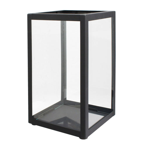 Better Homes & Gardens Decorative Metal Candle Holder Lantern, Black, Large EasyOptionXY LLC