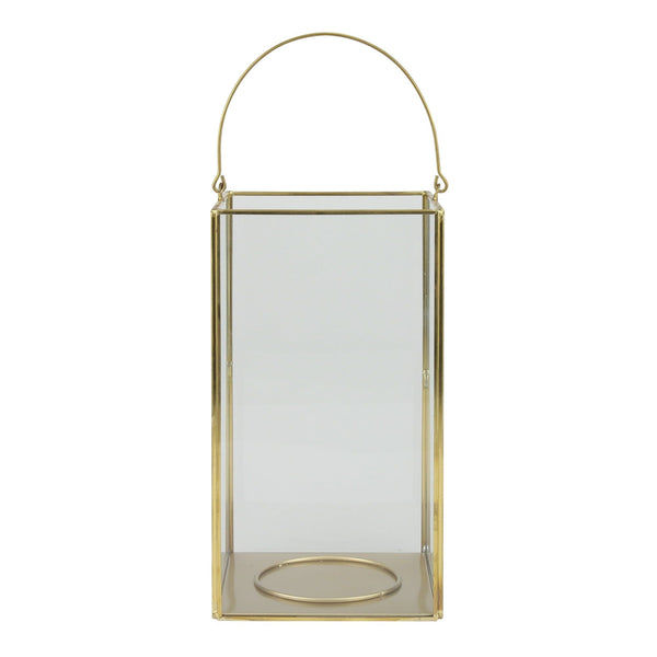 Better Homes & Gardens Decorative Gold Metal Lantern Large [Delivery] EasyOptionXY LLC