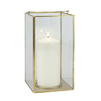 Better Homes & Gardens Decorative Gold Metal Lantern Large [Delivery] EasyOptionXY LLC