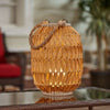 Better Homes & Gardens Decorative Natural Rattan Battery Powered Lantern with Removable LED Candle EasyOptionXY LLC